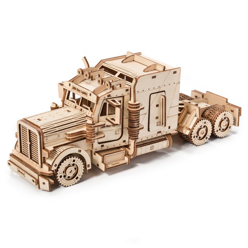 Holzpuzzle 3D-Modell – LKW