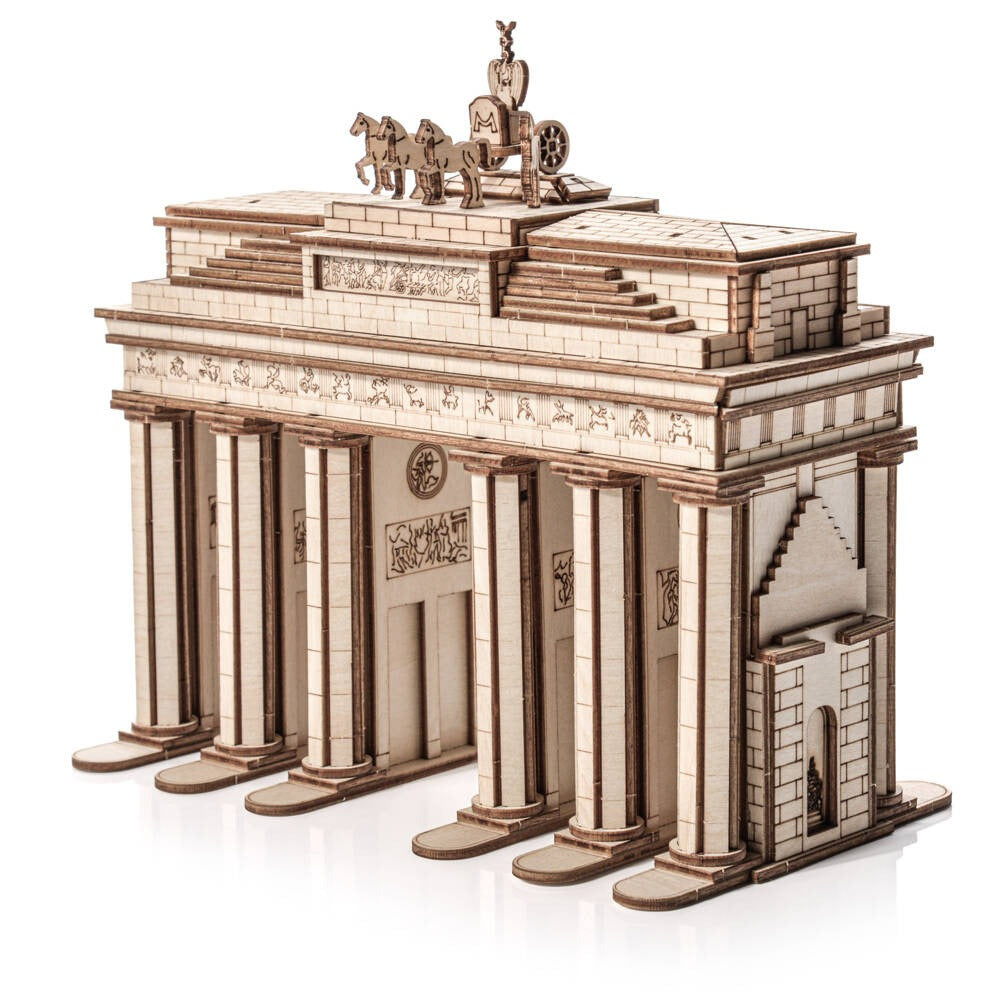 Holzpuzzle 3D-Modell – Brandenburger Tor