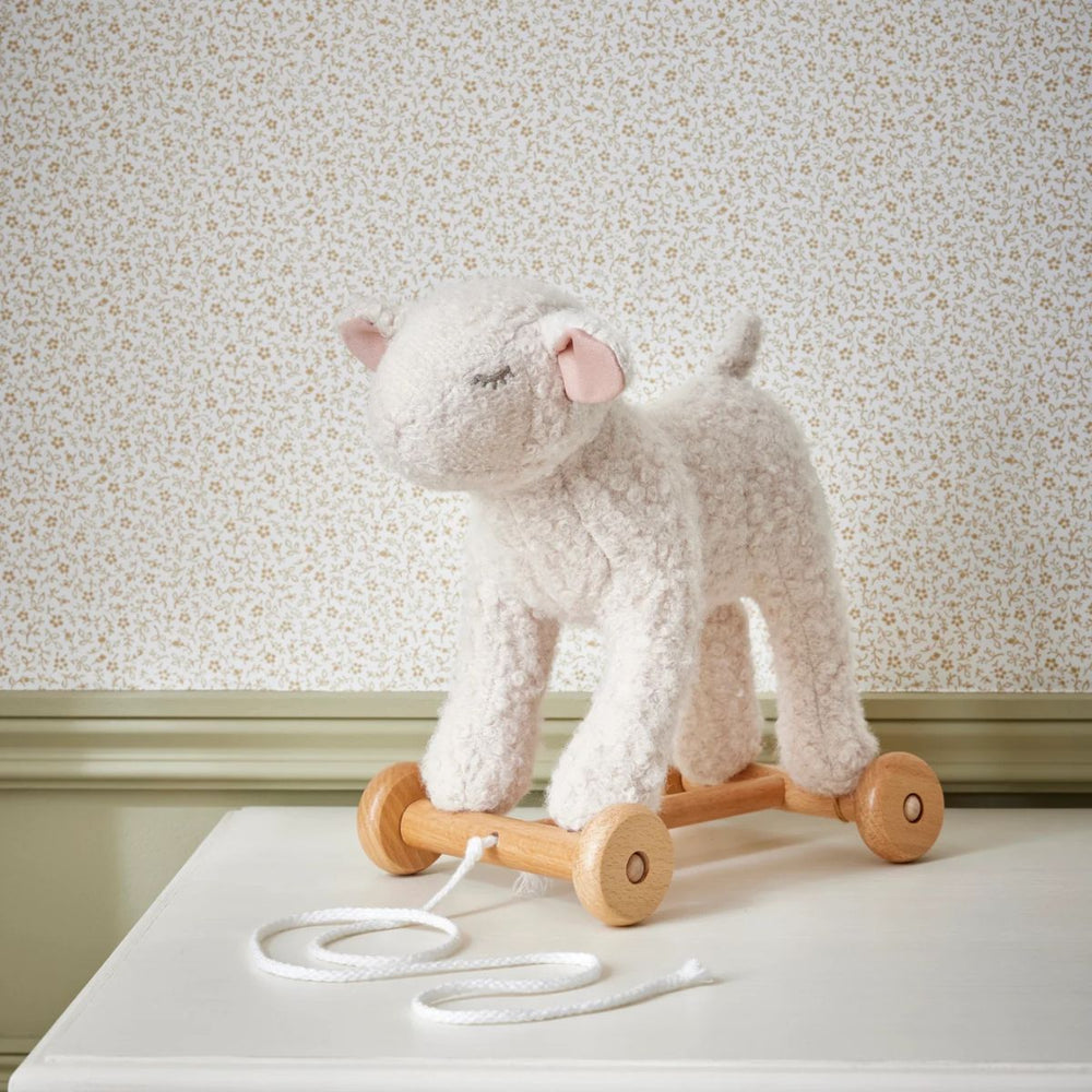 Mary das Wollschaf Kuscheltier zum Ziehen - Tublu.de