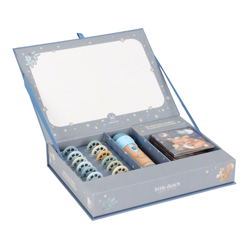 Projektionsleuchte mit Märchen - Blau - Tublu.de