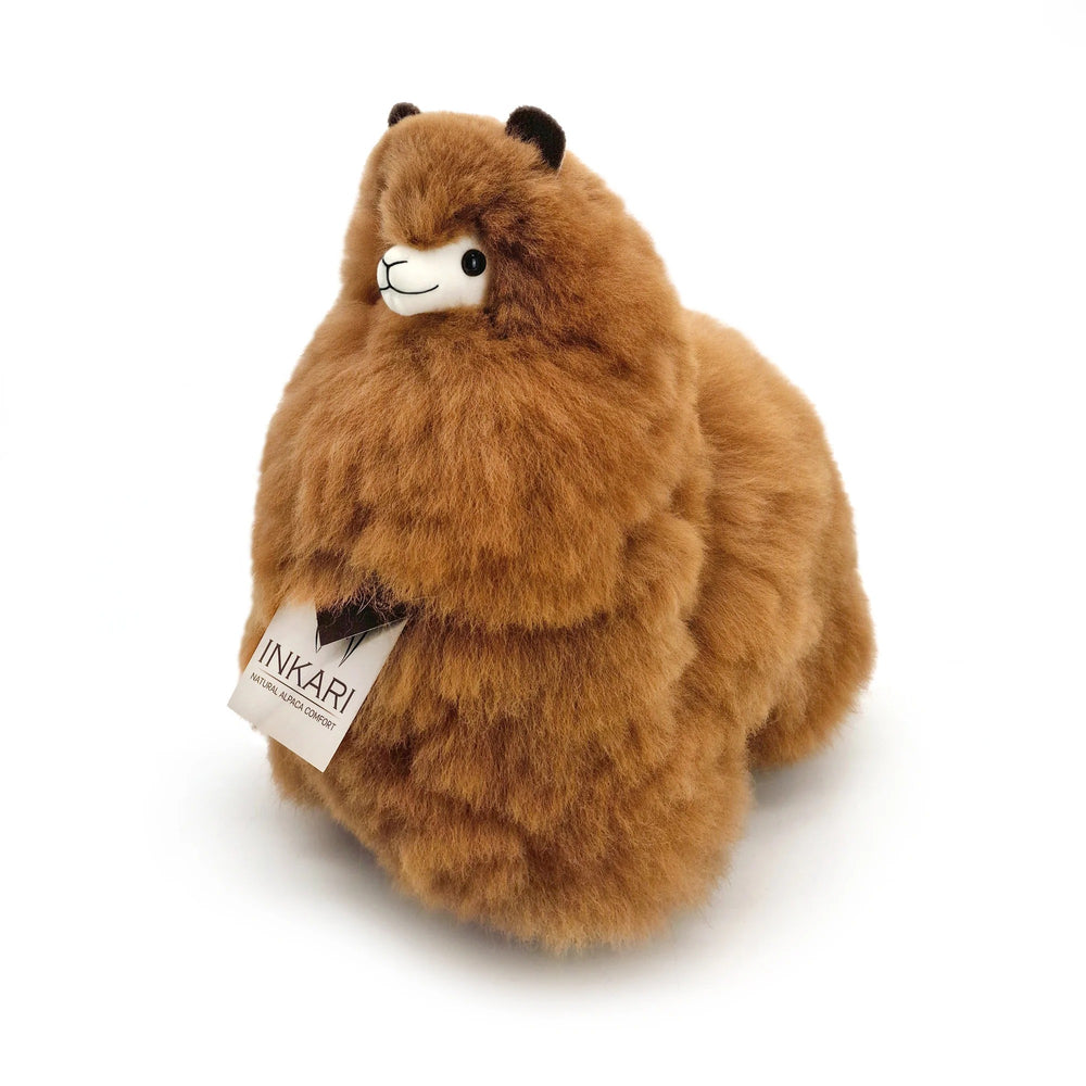 Plüsch-Alpaka Naturals – Hazelnut 32 cm - Tublu.de