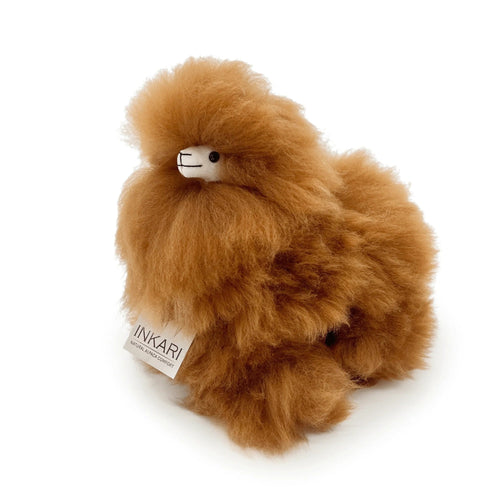 Plüsch-Alpaka Monsterfluff – Hazelnut 23 cm - Tublu.de