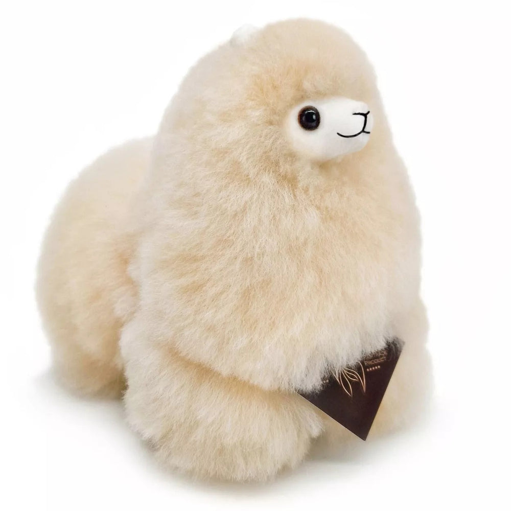 Plüsch-Alpaka Naturals – Blond 15 cm - Tublu.de