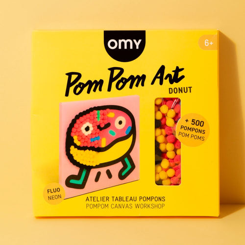 Kreativset zum Bekleben mit Pompons – Donut - Tublu.de