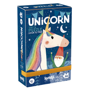 Taschenpuzzle mit Beobachtungsspiel – Einhorn 24 Teile - Tublu.de