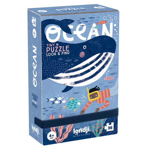 Taschenpuzzle mit Beobachtungsspiel – Ozean 36 Teile - Tublu.de