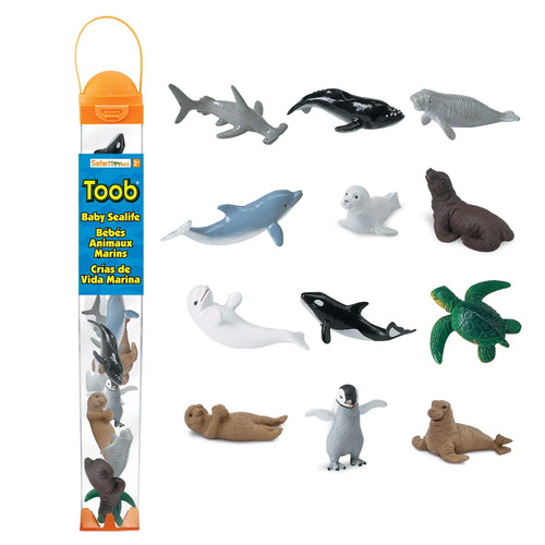 Figurenset in einer Tube TOOB – Junge Meerestiere - Tublu.de