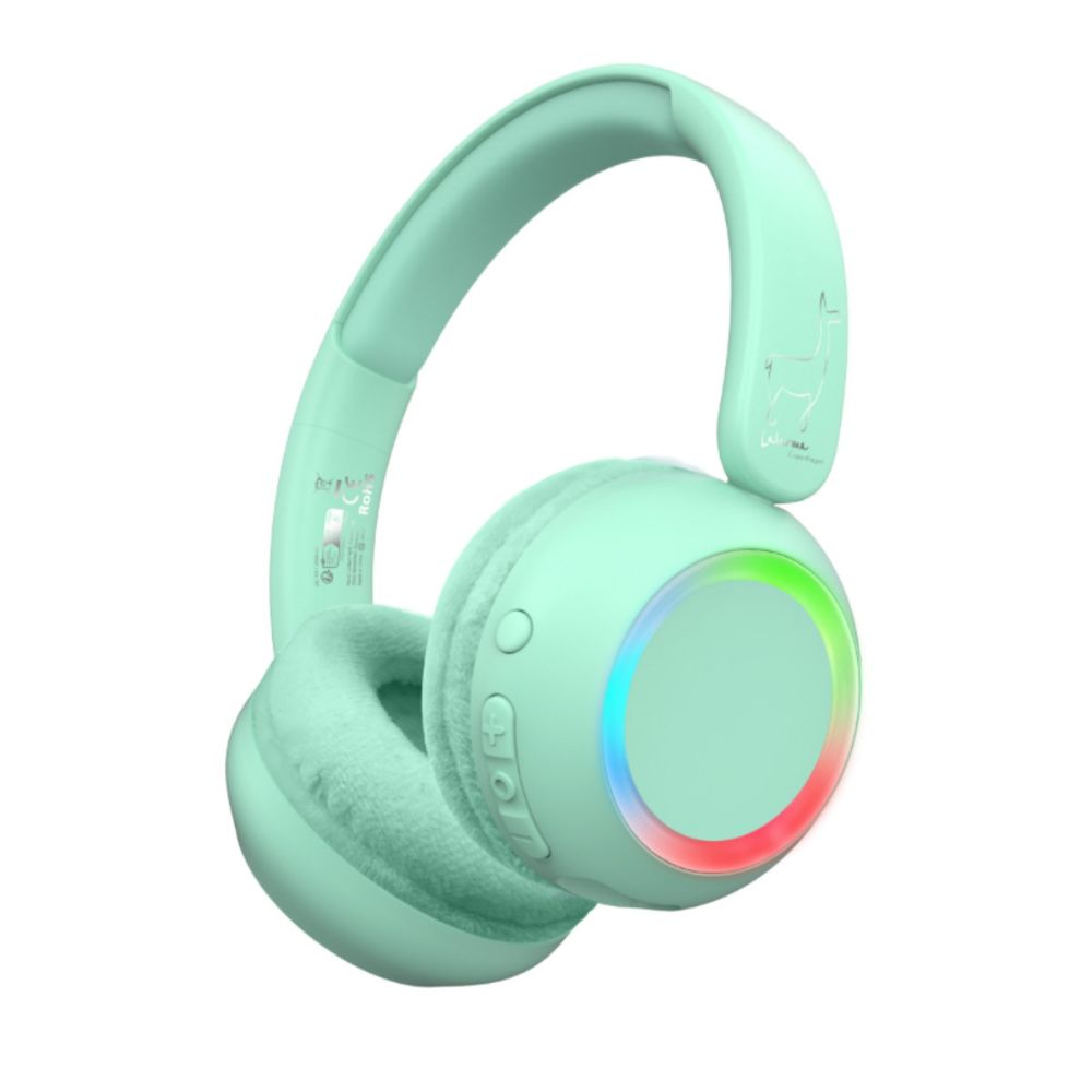 Kabellose Kopfhörer mit Beleuchtung - Mint