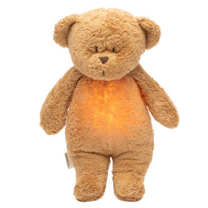 Brummender Teddybär mit Lampe Organic 2.0 – Cappuccino