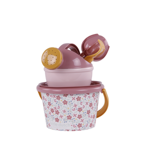 5-teiliges Strandset – Pink Flowers - Tublu.de