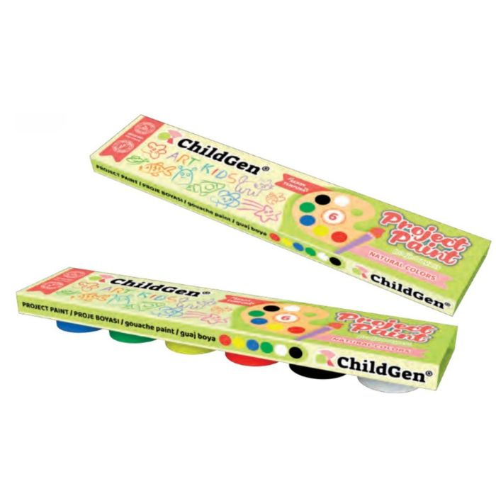 Natürliche Farben zum Malen, 6 Farben - Tublu.de