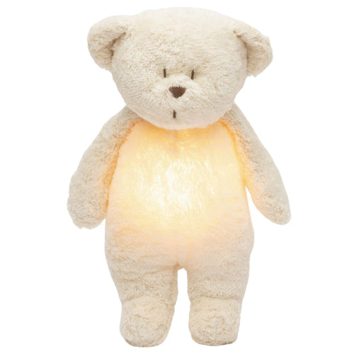 Brummender Teddybär mit Lampe Organic 2.0 – Polar