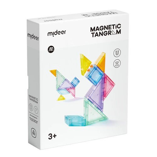 Magnetische Bausteine – Tangram 3D mit Sanduhr 7 Teile - Tublu.de