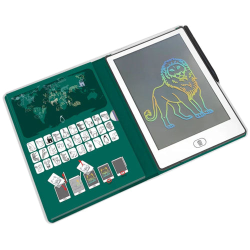 Beleuchtetes Zeichentablett Kidydraw Mini – Tiere rund um die Welt - Tublu.de