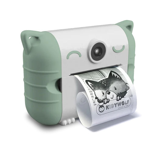 Digitalkamera mit Drucker – Green