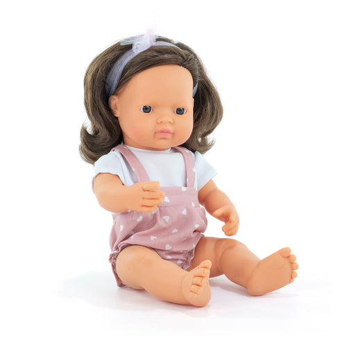 Puppe Mädchen My Friends & Me – Europäerin Braunhaarig 38 cm