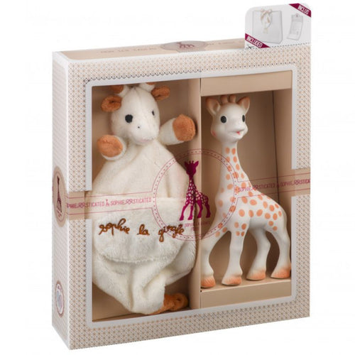Sophie la girafe Geschenkset mit Kuscheltier