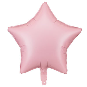 Folienballon – Stern, rosa, 48 cm