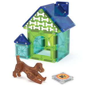 Magnetische Blöcke - Dog House 13 el.