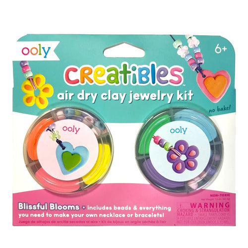 Schmuck-Set aus selbsthärtendem Schaum – Fröhliche Blumen