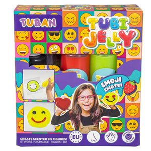 Tubi Jelly Set, 3 Farben – Emoticons