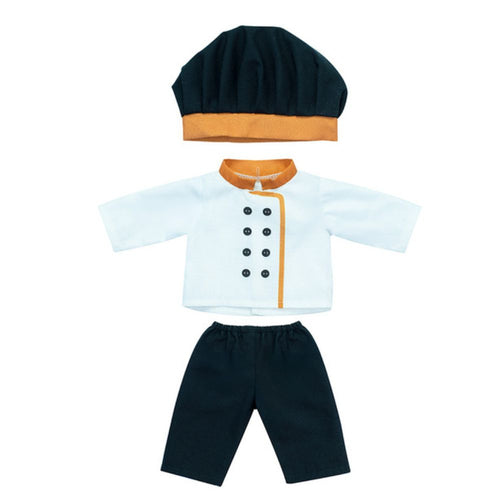 Kochuniform für 38 cm große Puppe