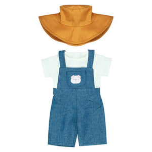 Farmer-Outfit für 38 cm große Puppe