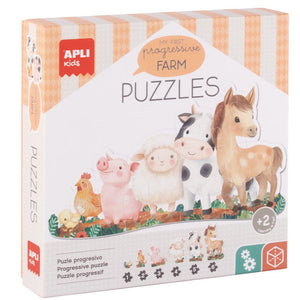 Progressive Puzzle My First – Bauernhof 2+