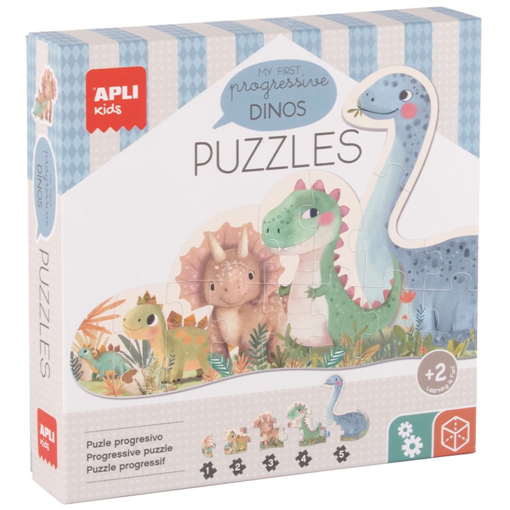 Progressive Puzzle My First – Dinosaurier 2+