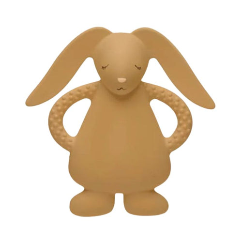 Beißring aus Naturkautschuk – Cappuccino