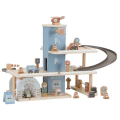 Drewniany garaż wielopoziomowy Little Dutch