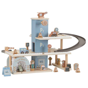 Drewniany garaż wielopoziomowy Little Dutch