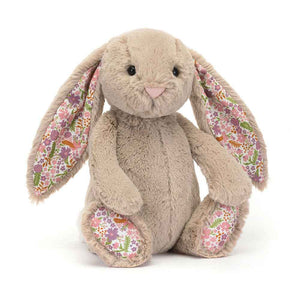 Pluszowy królik z kwiecistymi uszami Petal Jellycat - beżowy 31 cm