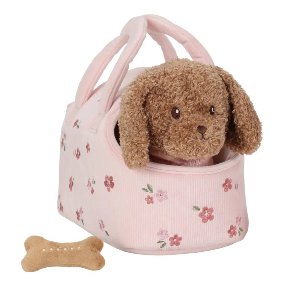 Der Hund Jackie in der Tasche
