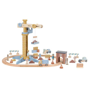 Dźwig budowlany z akcesoriami Little Dutch