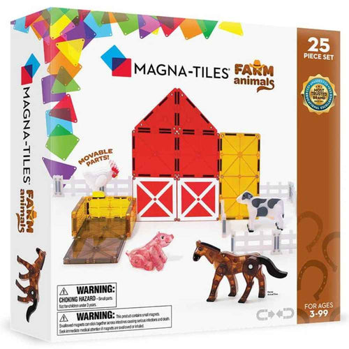 Klocki magnetyczne MAGNA-TILES - Farm Animals 25 el.