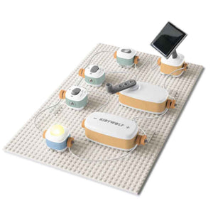 Zestaw konstrukcyjny elektryczność Kidywolf - Ekspert 18 el.