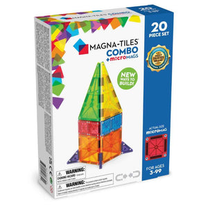 Klocki Magnetyczne MAGNA-TILES microMAGS 20 el. COMBO