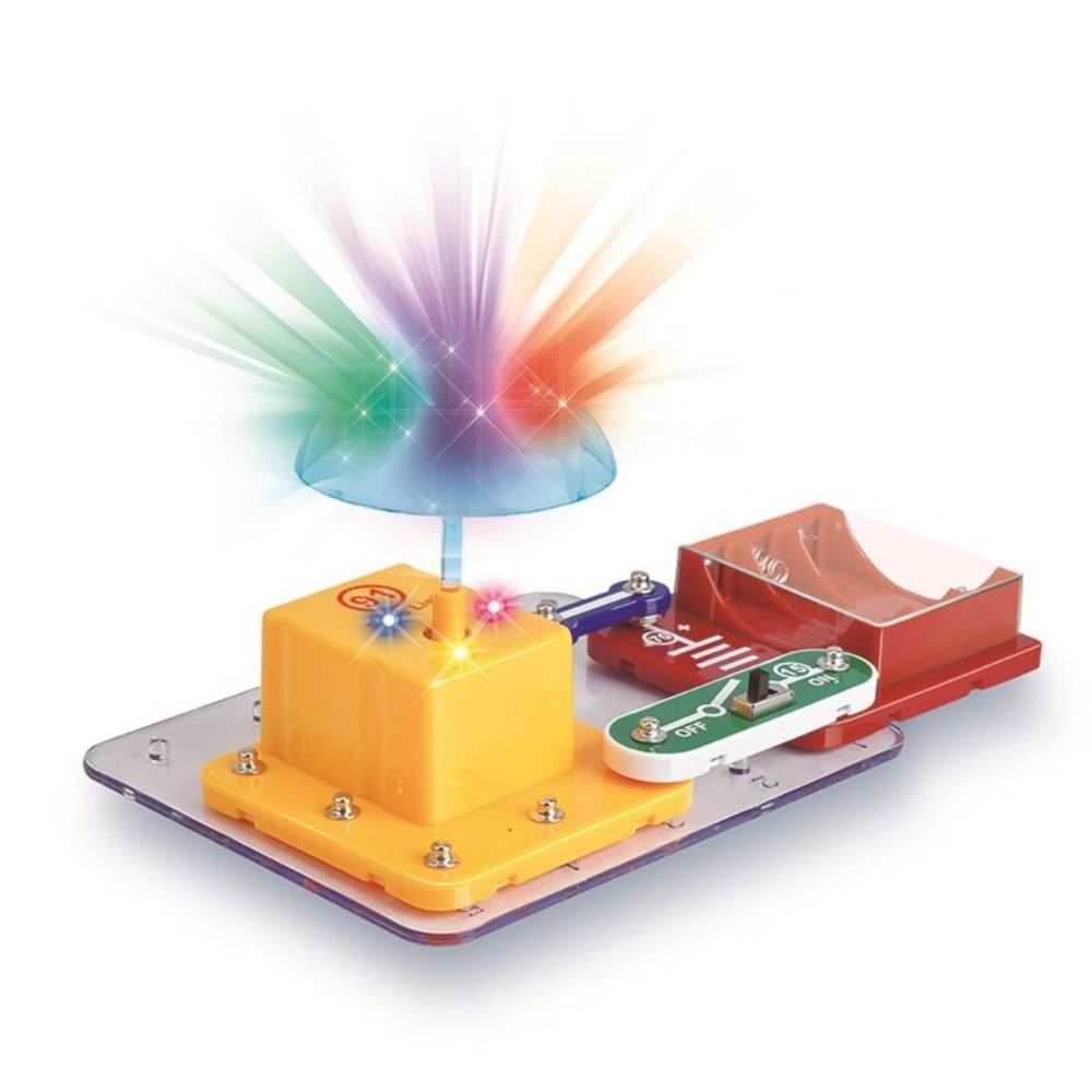 Elektrofun-Set für kleine Elektroingenieure – Bau eine Disco-Lampe, 7 Teile