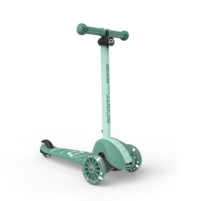 Dreirad-Kinderroller- Highwaykick 3S, Forest