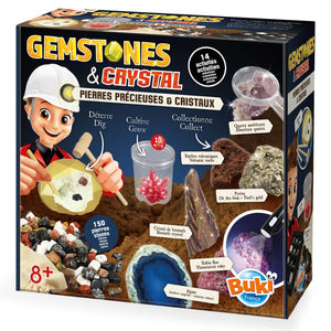 Set mit 14 Experimenten – Steine und Kristalle