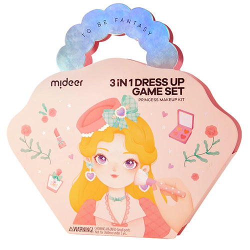 Kreatives 3-in-1 Bastelset - Märchenhafte Prinzessin für kleine Künstlerinnen