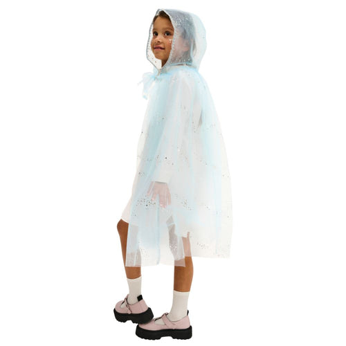 Kostüm – Blaue Cape – Fee, Einheitsgröße