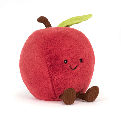 Plüsch-Lustiges Apfel 16 cm