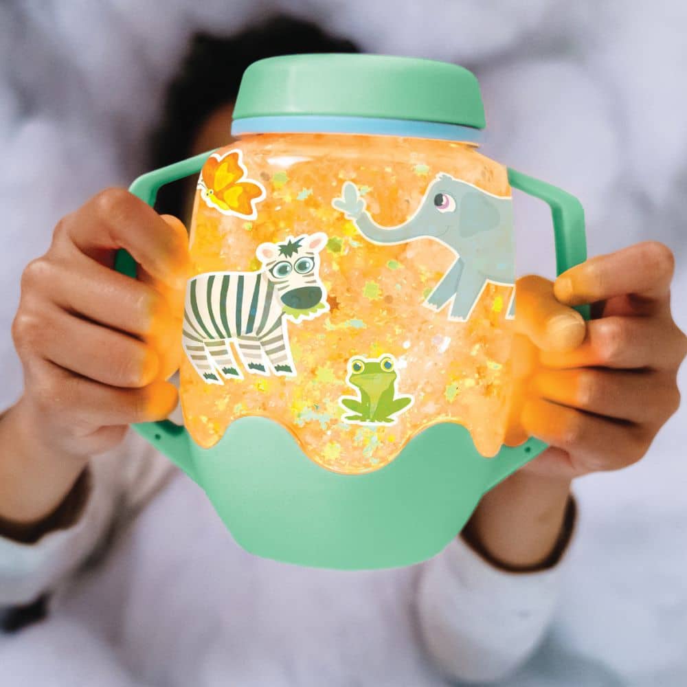 Sensorisches Glas zum Befüllen mit Wasser und Zubehör – Zoo