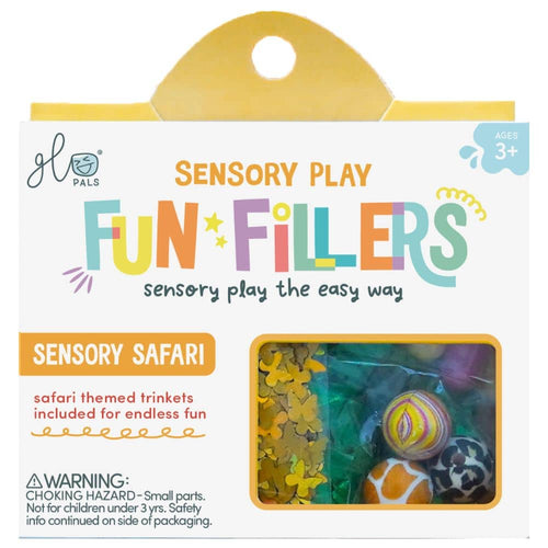 Set mit sensorischen Accessoires für Gläser – Safari