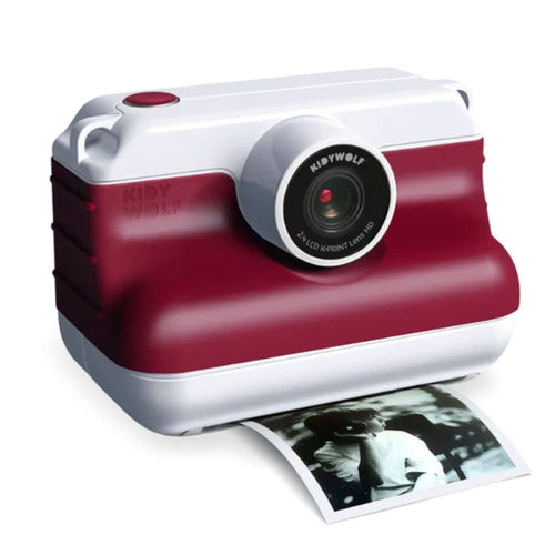 Digitalkamera mit Drucker – Rot