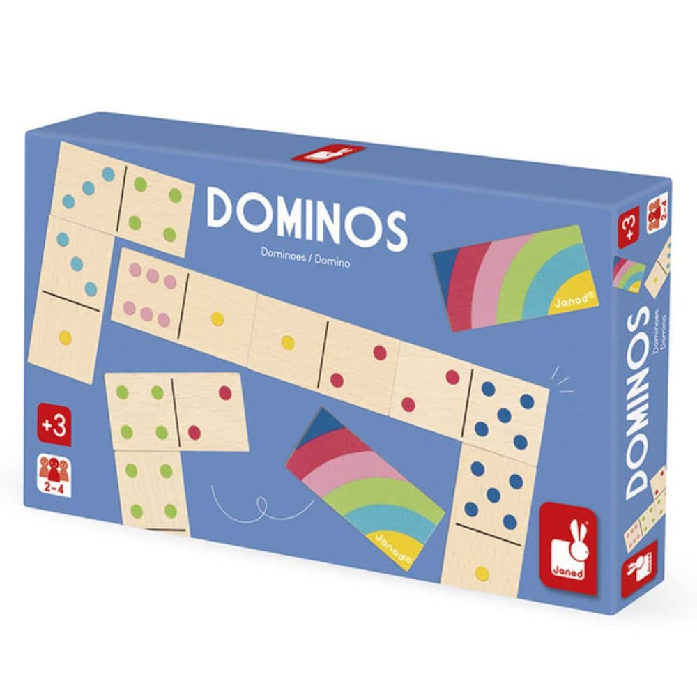 Holz-Logikspiel – Domino 3+