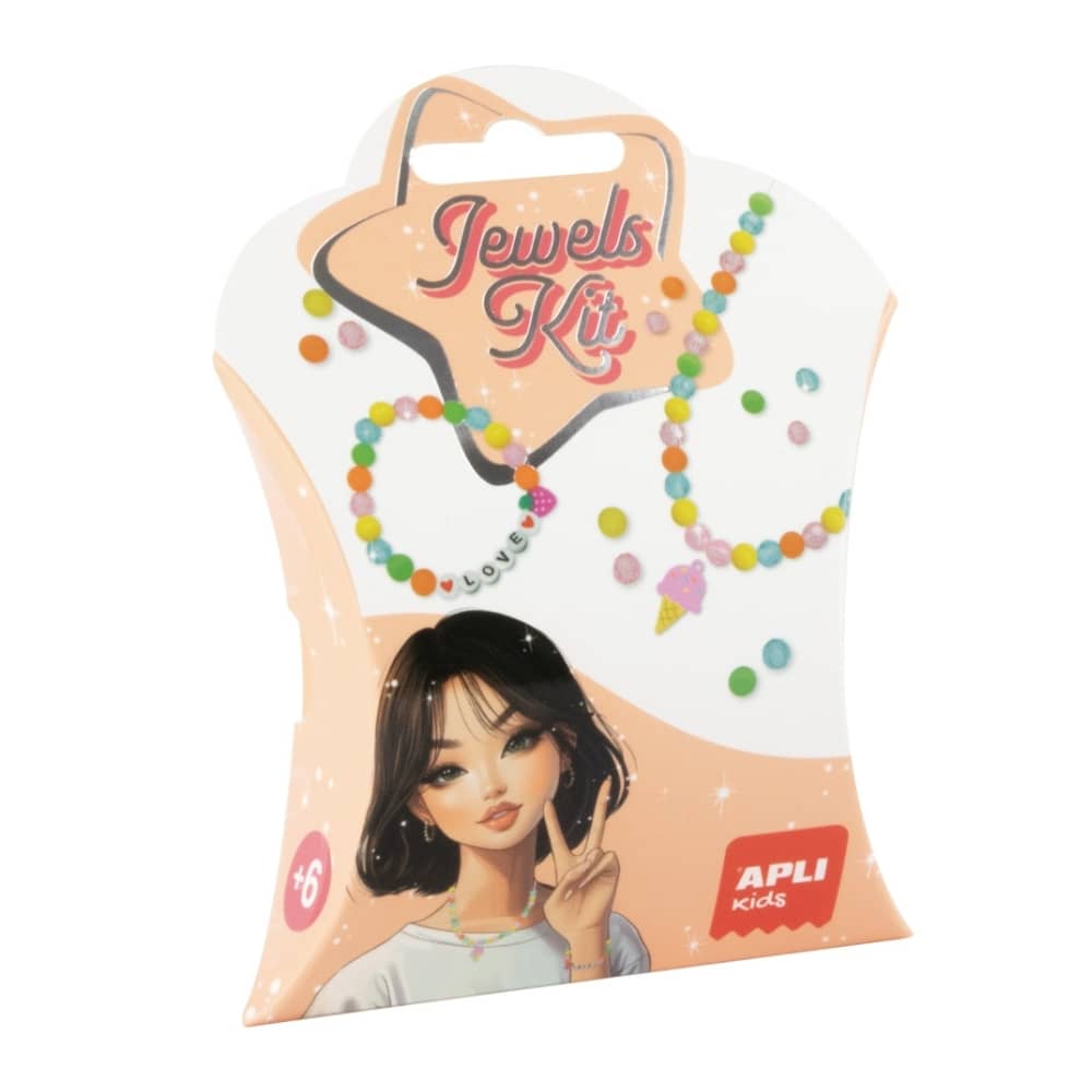 Set zum Basteln von Halsketten und Armbändern DIY Kit – Eiscreme