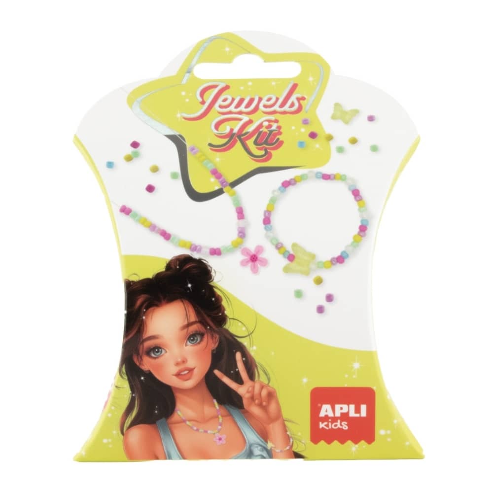 Set zum Basteln von Halsketten und Armbändern DIY Kit – Blumen